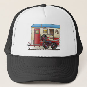 Gorra De Camionero Campista del remolque del caballo