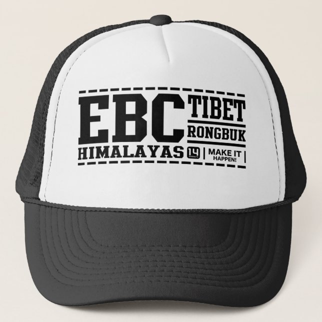 Gorra De Camionero Campo bajo de Everest (Anverso)