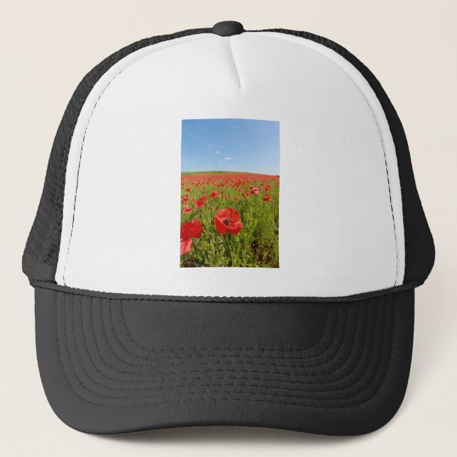 Gorra De Camionero Campo de amapola - ¡Asombroso! (Anverso)