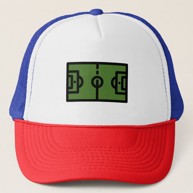 Gorra De Camionero campo de fútbol (Anverso)