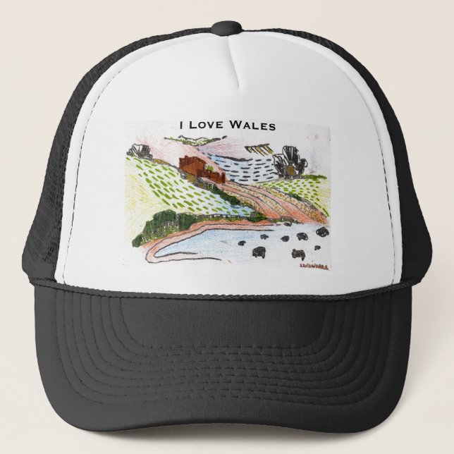 Gorra De Camionero Campo galés (Anverso)