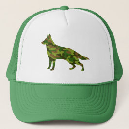 Gorra De Camionero Camuflaje verde del ejército de Shepard alemán