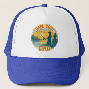 Gorra De Camionero Caña de pescar y carrete de papá pescador genial d
