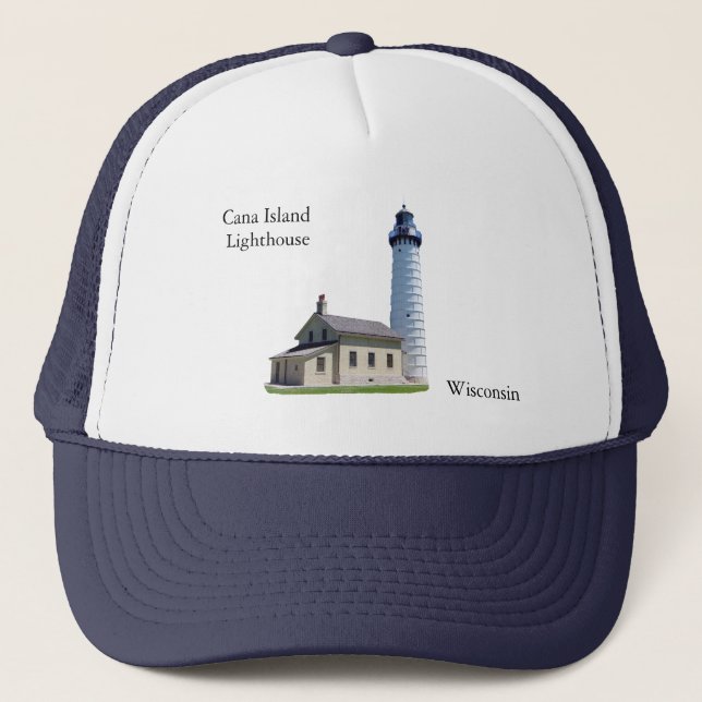 Gorra De Camionero Cana Island Faro (Anverso)