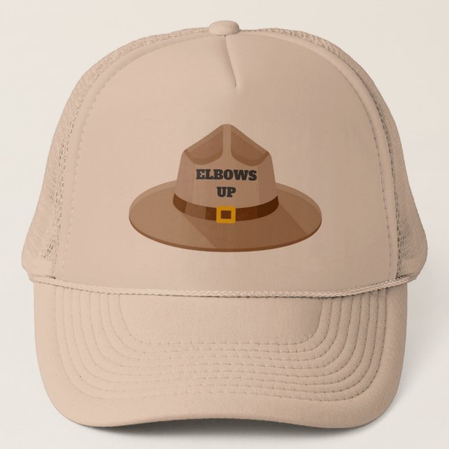 Gorra De Camionero Canadá, Elbows Up, (Anverso)