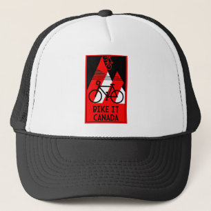 Gorra De Camionero Canadá en bicicleta