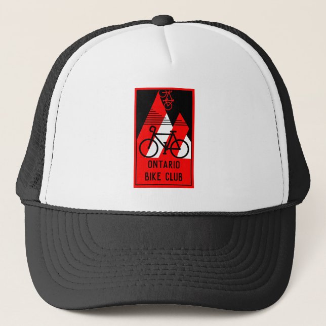 Gorra De Camionero Canadá en bicicleta (Anverso)