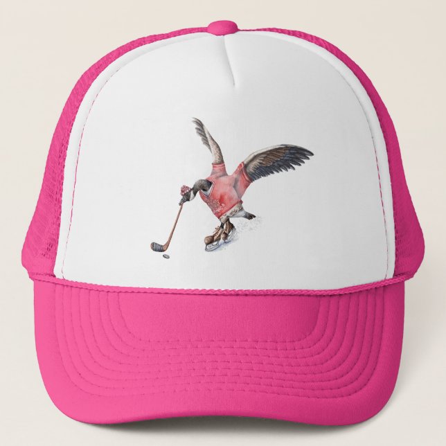Gorra De Camionero Canadá: Hockey sobre oca (Anverso)