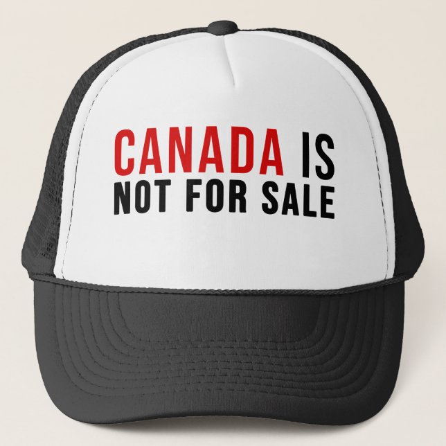 Gorra De Camionero Canadá No Está En Venta (Anverso)
