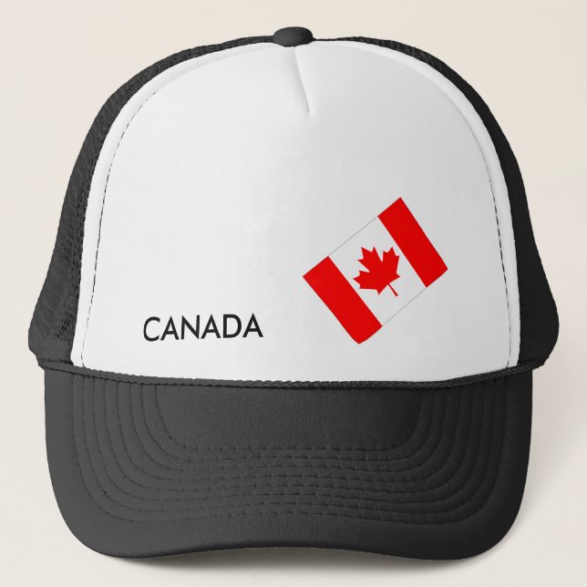 Gorra De Camionero Canadá oblicuo (Anverso)