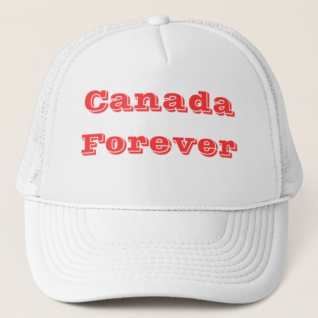 Gorra De Camionero Canadá para siempre (Anverso)