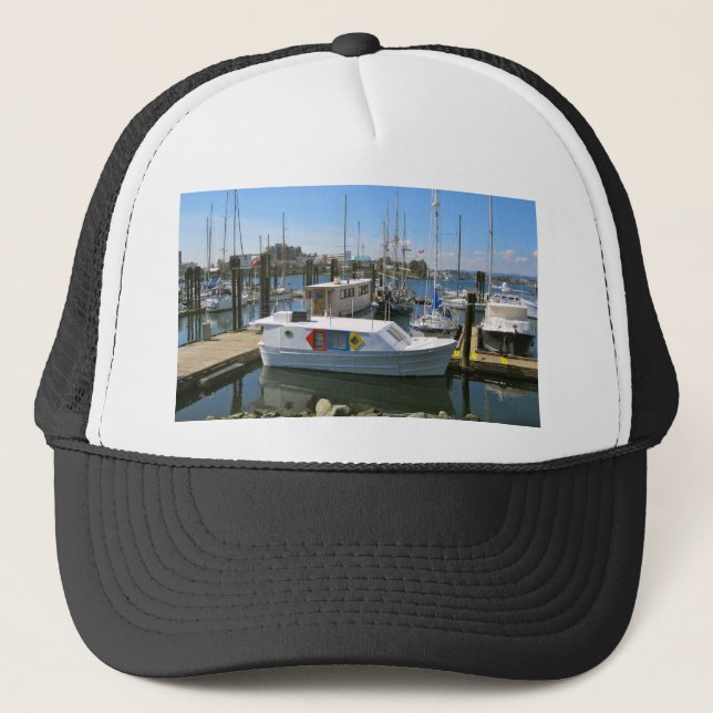 Gorra De Camionero CANADÁ, puerto interno, Victoria, A.C. (Anverso)