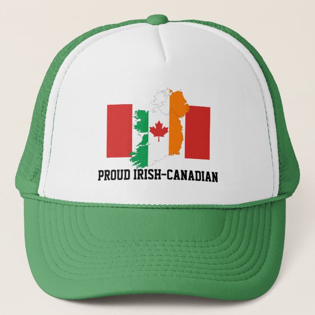 Gorra De Camionero Canadiense irlandés elegante (Anverso)
