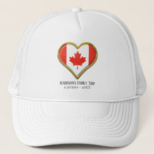 Gorra de camionero canadiense moderna y sencilla