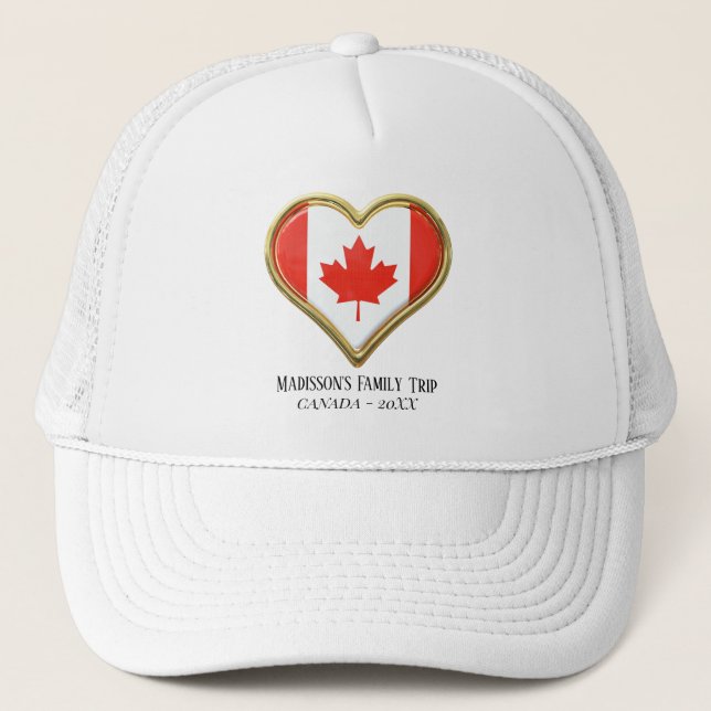 Gorra de camionero canadiense moderna y sencilla (Anverso)