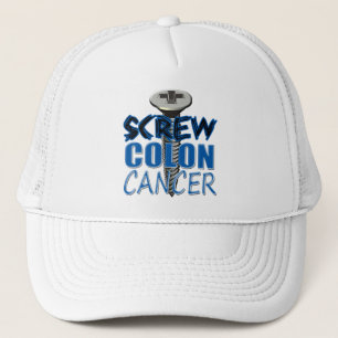 Gorra De Camionero Cáncer de colon del tornillo