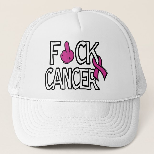Gorra De Camionero CÁNCER DE F#CK... Cáncer de mama (Anverso)
