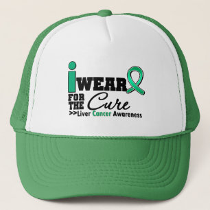 Gorra De Camionero Cáncer De Hígado Que Uso Verde Esmeralda Para La C