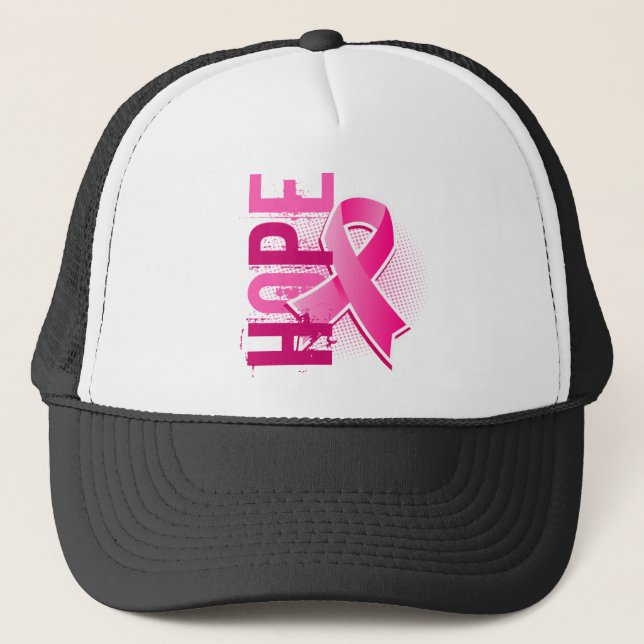 Gorra De Camionero Cáncer de pecho de la esperanza 2 (Anverso)