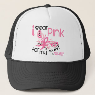 Gorra De Camionero Cáncer de pecho LLEVO el ROSA PARA MI TÍA 45