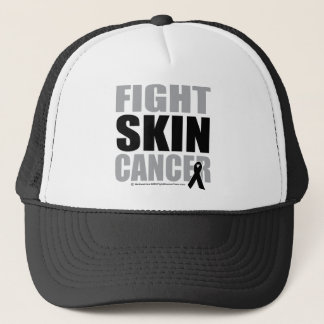 Gorra De Camionero Cáncer de piel de la lucha