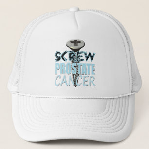 Gorra De Camionero Cáncer de próstata del tornillo