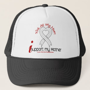 Gorra De Camionero Cáncer de pulmón apoyo a mi madre