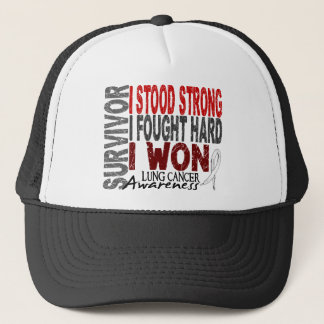Gorra De Camionero Cáncer de pulmón del superviviente 4