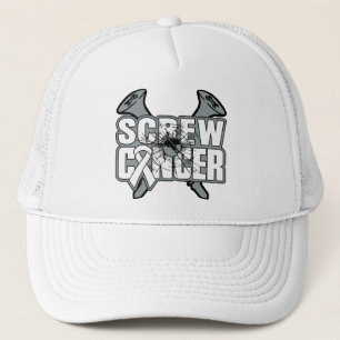 Gorra De Camionero Cáncer de pulmón del tornillo