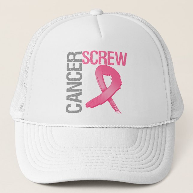 Gorra De Camionero Cáncer de Torsión - Cáncer de Mama (Anverso)