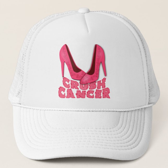 Gorra De Camionero Cáncer del agolpamiento con los estiletes (Anverso)