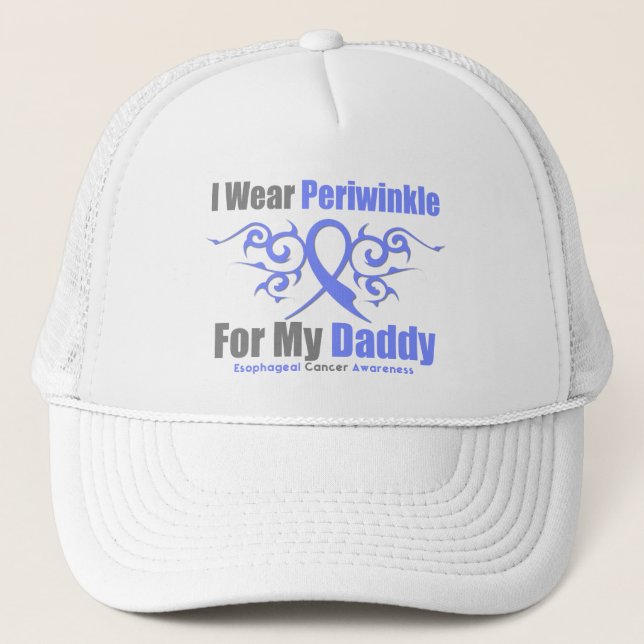 Gorra De Camionero Cáncer esofágico Cinta Periwinkle Papi (Anverso)