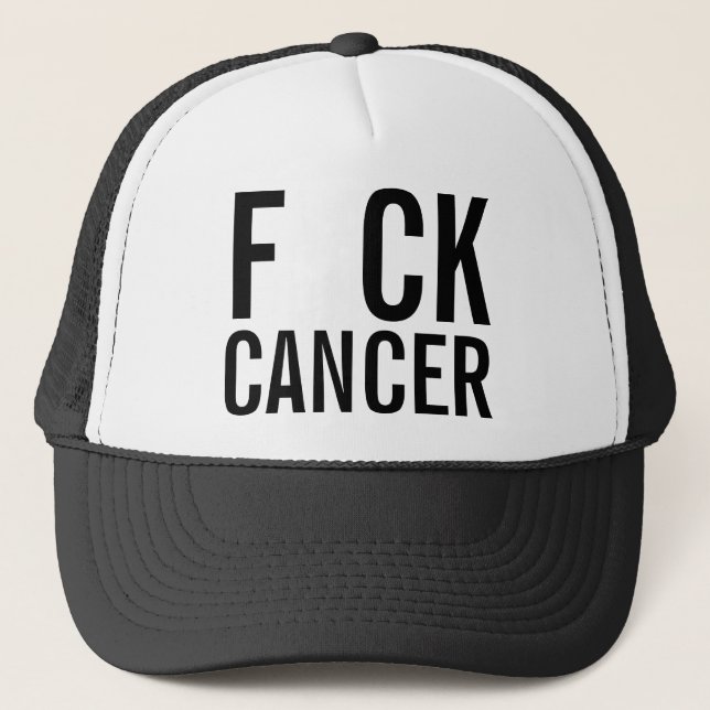 GORRA DE CAMIONERO CÁNCER F CK (Anverso)