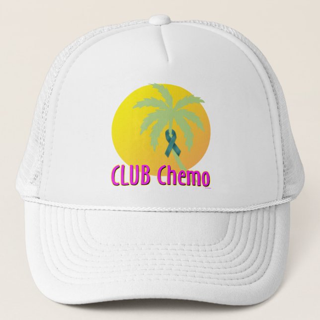 Gorra De Camionero Cáncer ovárico (Anverso)
