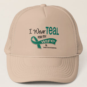 Gorra De Camionero Cáncer ovárico LLEVO el TRULLO PARA MI ESPOSA 42
