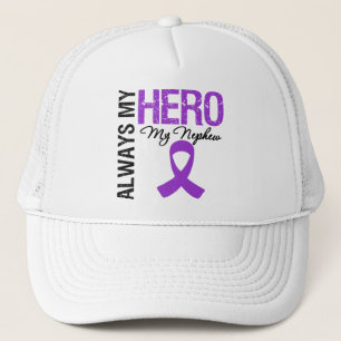 Gorra De Camionero Cáncer pancreático siempre mi héroe mi sobrino