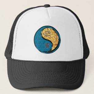Gorra De Camionero Cáncer & Tigre de Fuego