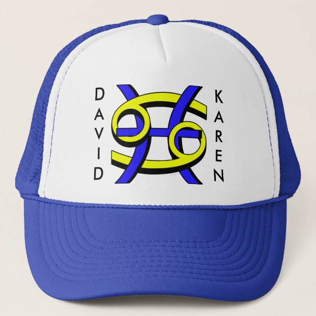 Gorra De Camionero Cáncer y Piscis CERCA (Anverso)