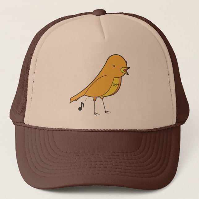 Gorra De Camionero Canciones del pájaro (Anverso)