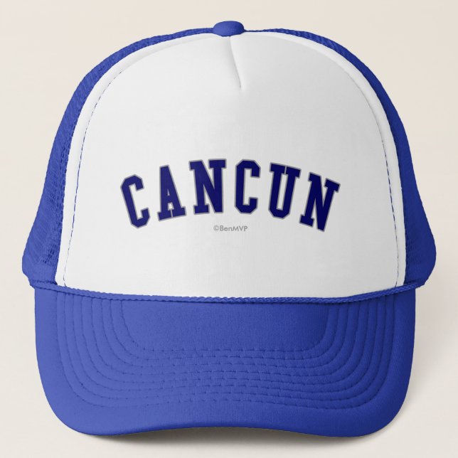 Gorra De Camionero Cancun (Anverso)