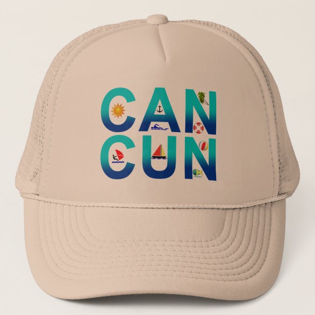Gorra De Camionero Cancun 2 (Anverso)