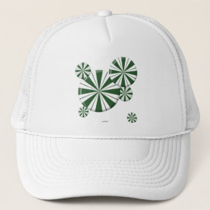 Gorra De Camionero Candía de rayas de menta rápida