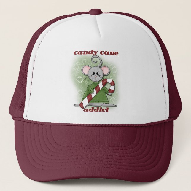 Gorra De Camionero Candy Cane Addict Tshirts y regalos (Anverso)