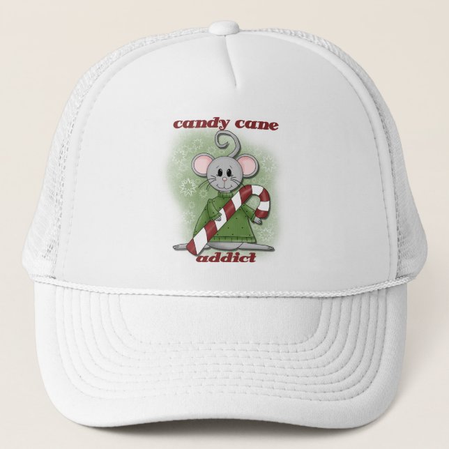 Gorra De Camionero Candy Cane Addict Tshirts y regalos (Anverso)