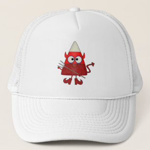 Gorra De Camionero Candy Corn Devil Halloween
