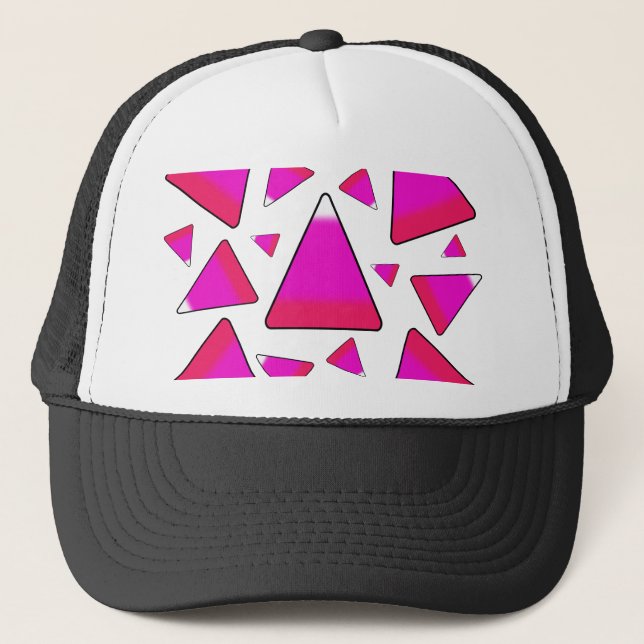 Gorra De Camionero Candy Corn en rosa (Anverso)