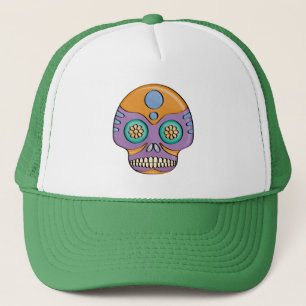 Gorra De Camionero Candy Skull