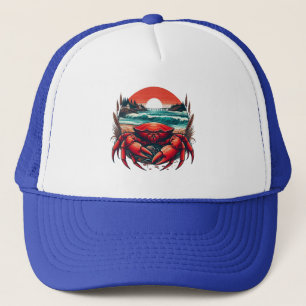 Gorra De Camionero cangrejo de Maine costero/náutico