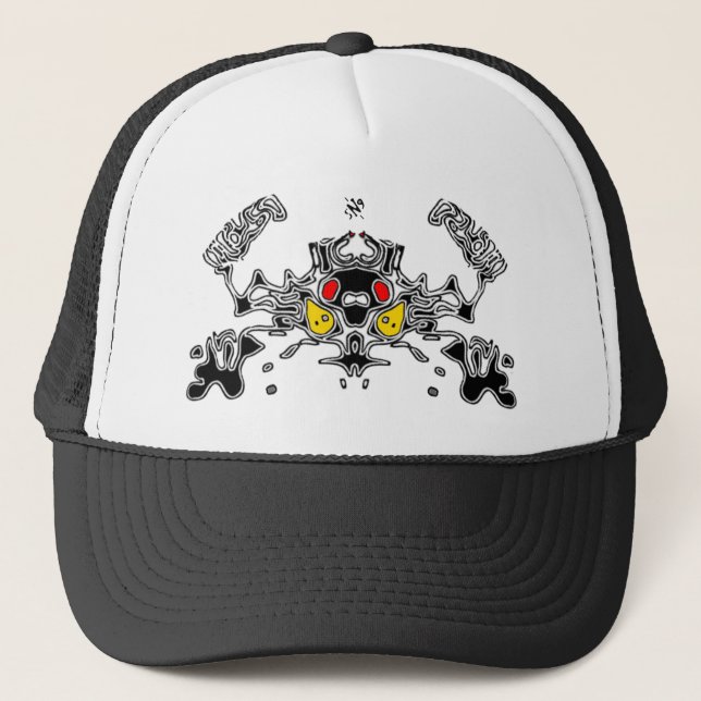 Gorra De Camionero Cangrejo malvado (Anverso)
