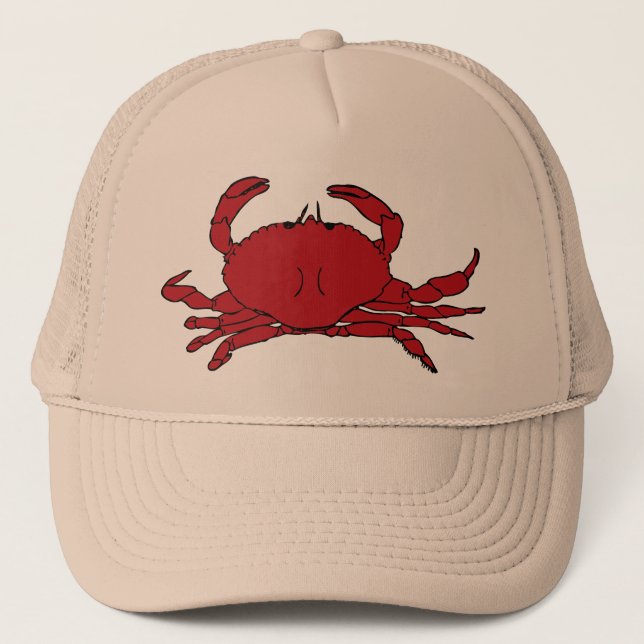Gorra De Camionero Cangrejo rojo (Anverso)